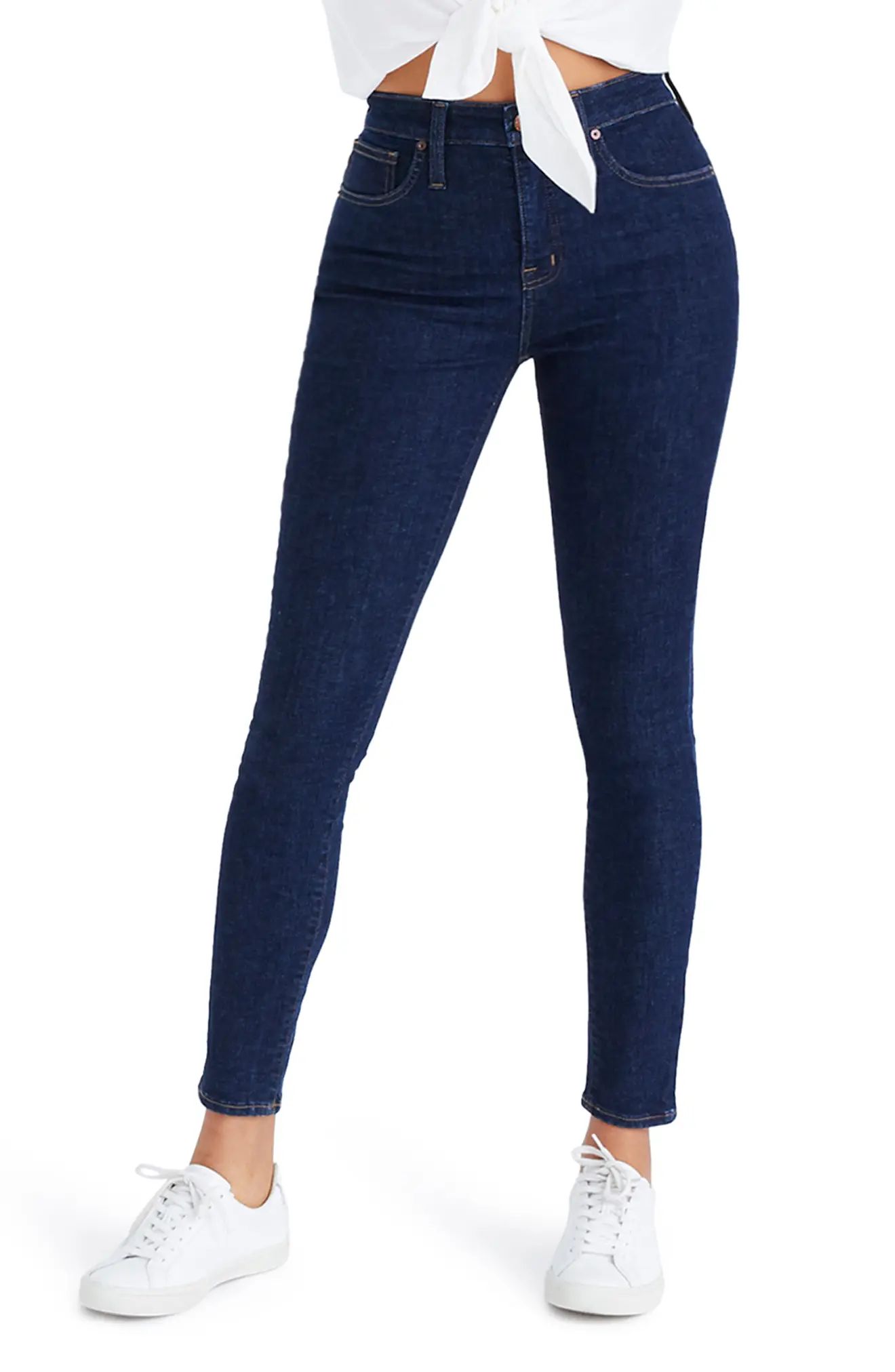 Madewell Curvy High Waist Skinny Jeans (Lucille) | Nordstrom