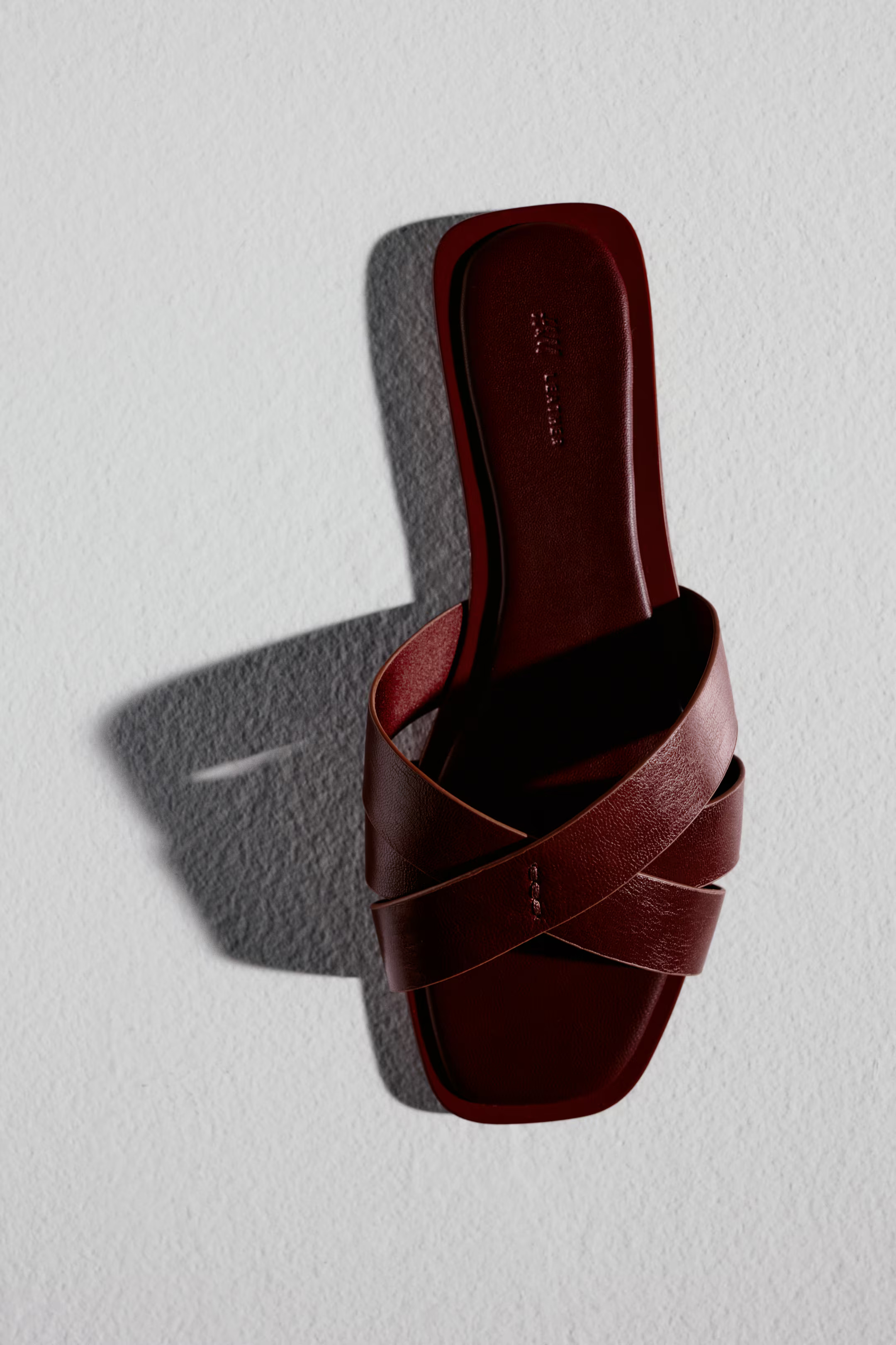 Leather sandals - Brown - Ladies | H&M GB | H&M (UK, MY, IN, SG, PH, TW, HK)