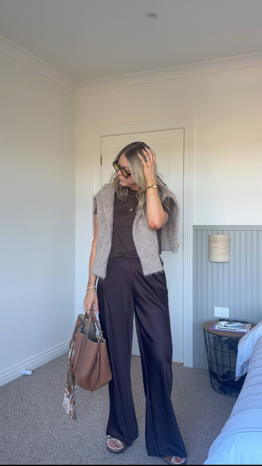 Work days in my favourite locate grown pants 🤎 I’m in a 10 in the pants, medium in the tee and L/XL in the knit x

#LTKstyletip #LTKaustralia #LTKworkwear