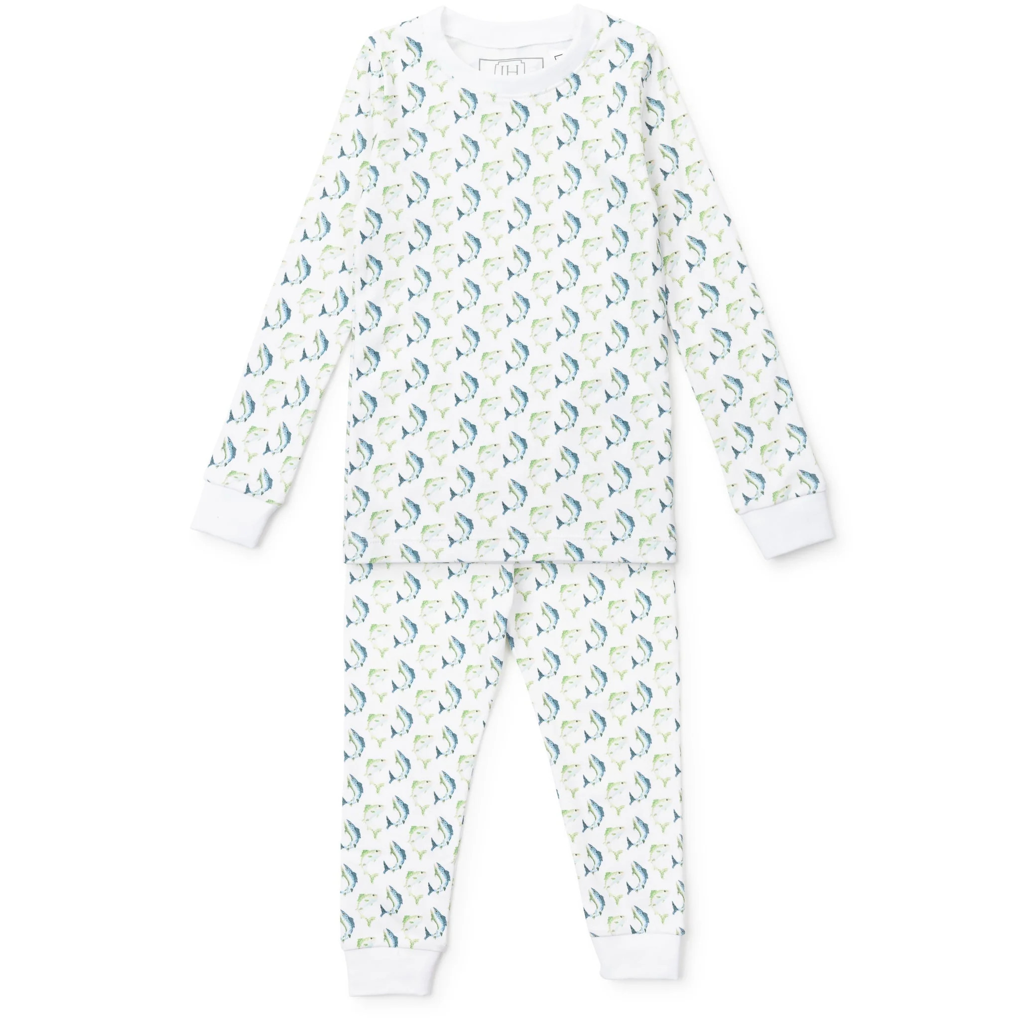 Grayson Boys' Pajama Pant Set - Jumping Trout | Lila and Hayes