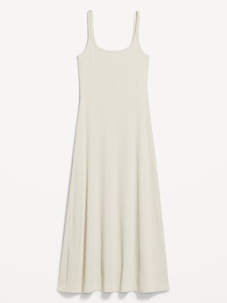 Fit &amp; Flare Rib-Knit Maxi Dress | Old Navy (US)