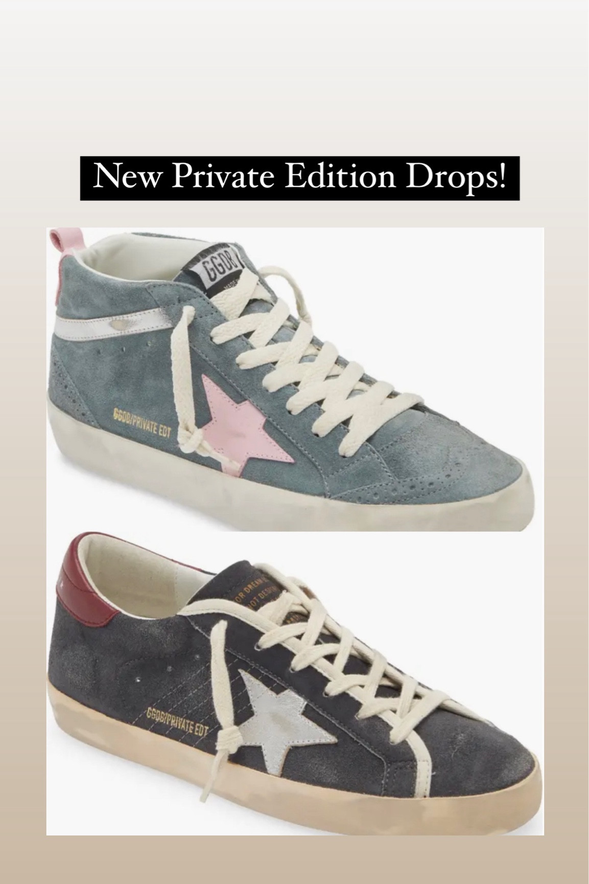 New Limited Private Edition drops! 

#LTKShoeCrush #LTKOver40 #LTKStyleTip