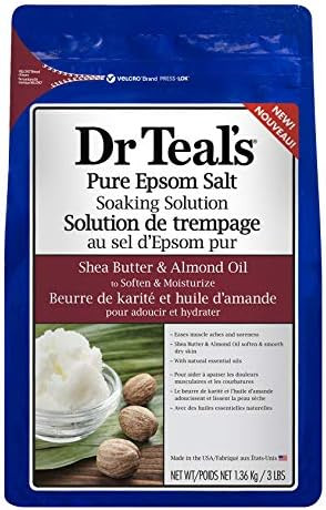 Dr Teal's Shea Butter & Almond Oil Epsom Salt, 1.36 kilogram | Amazon (CA)