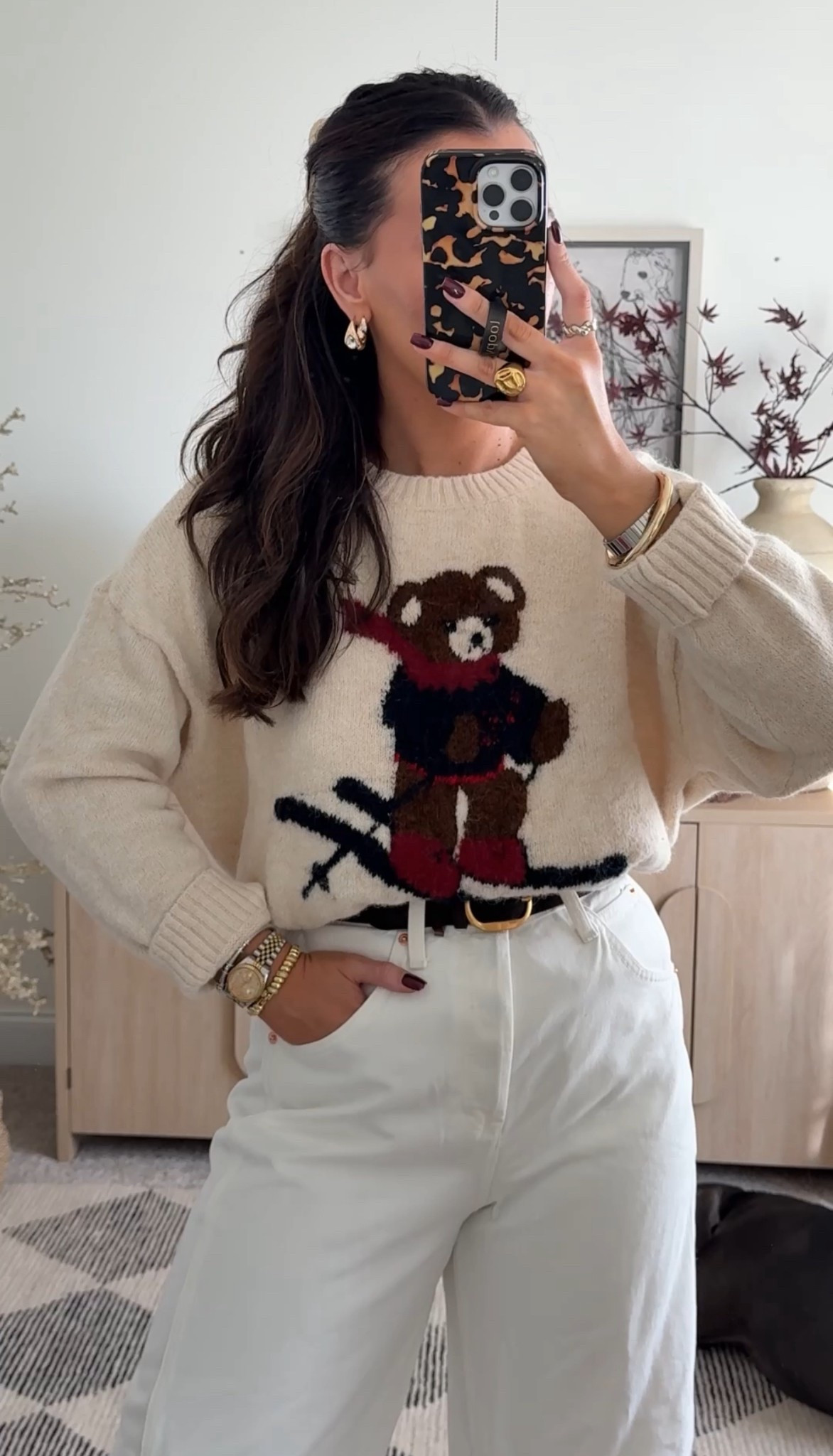 The cutest teddy bear sweater from target! Wearing an XXL 

#LTKSeasonal #LTKFindsUnder50 #LTKHoliday