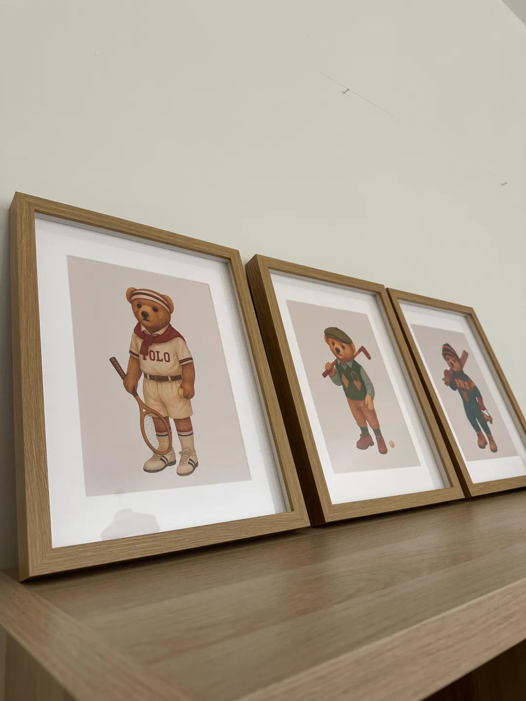 Polo Bear Sport Prints - Etsy UK | Etsy (US)