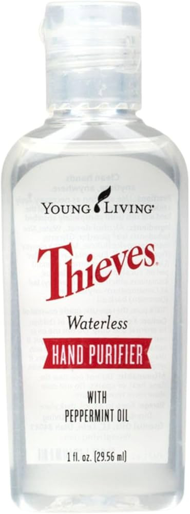 Young Living Thieves Waterless Hand Purifier with Peppermint Oil | 1 oz | Convenient, Refreshing,... | Amazon (US)