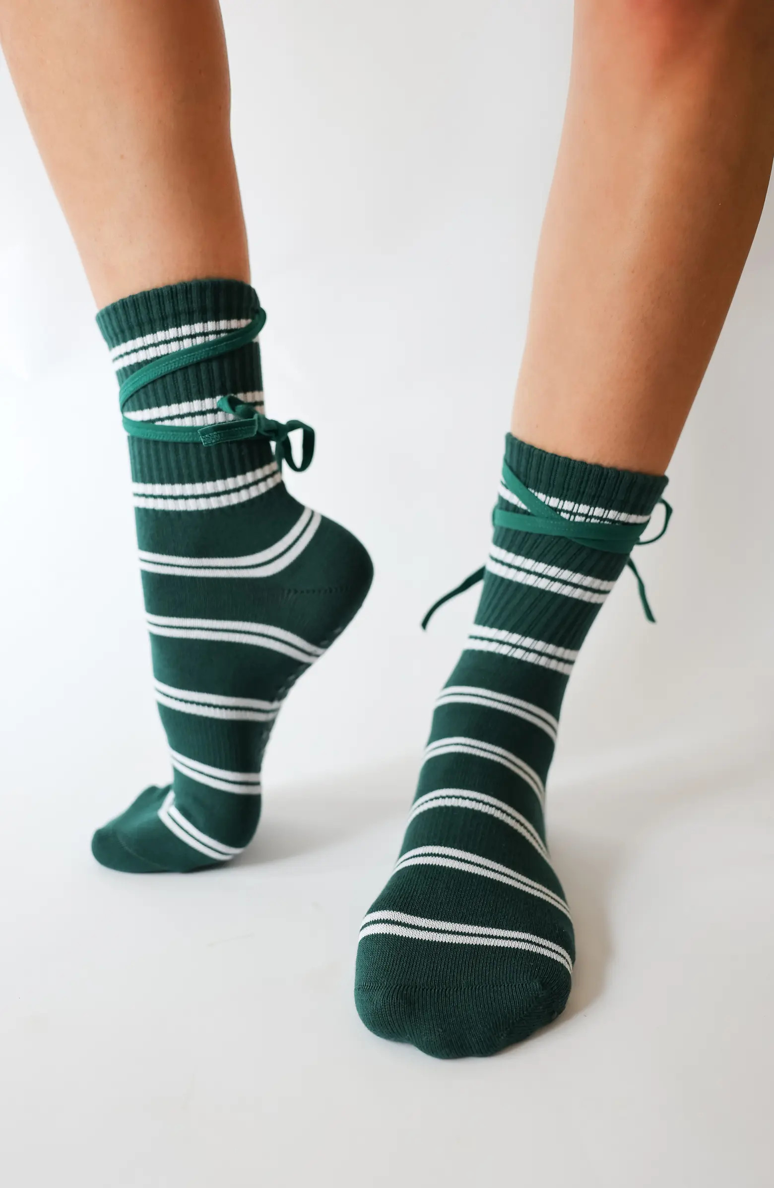 Assorted 2-Pack Sporty Ballerina Nonslip Grip Crew Socks | Nordstrom