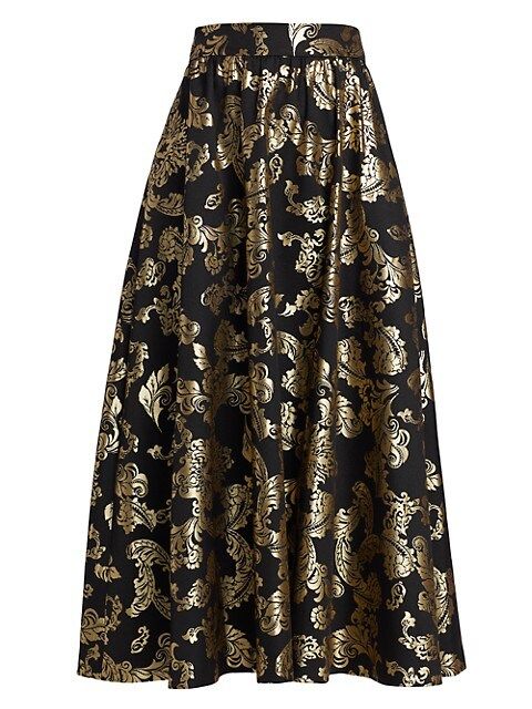 Earla High-Waisted Flare Midi Skirt | Saks Fifth Avenue