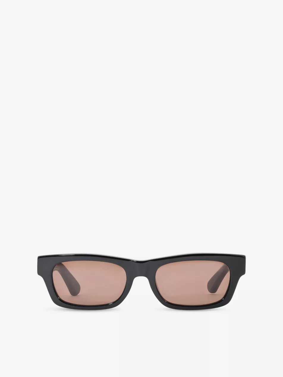 Sloane Rectangle-Frame Acetate Sunglasses | Selfridges