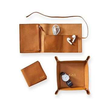 Basketball Leather Catchall Tray | Mark and Graham