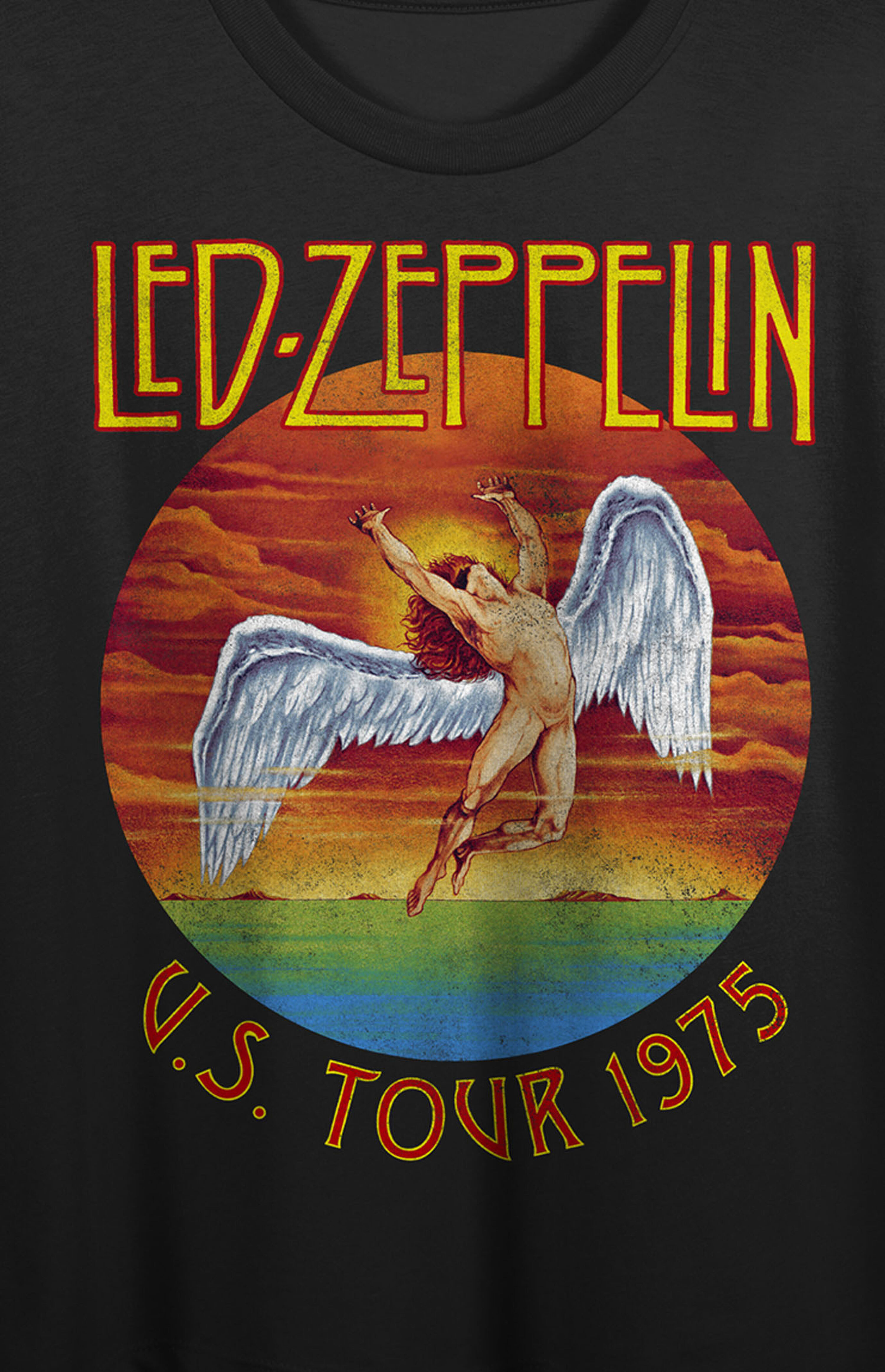Led Zeppelin US Tour 1975 Cropped T-Shirt | PacSun