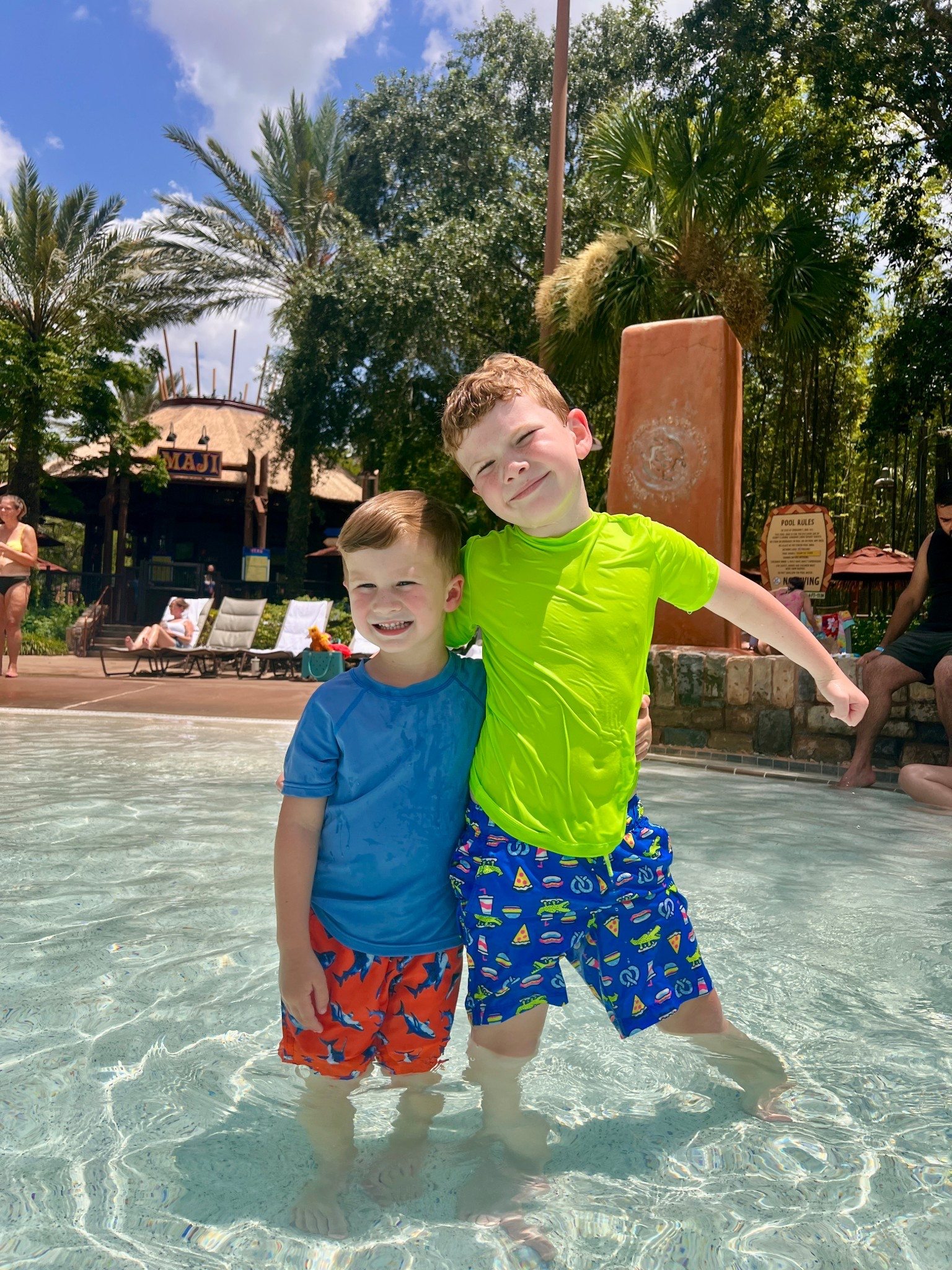 Jambo! Love this vibrant bathing suit for my boy. Easy to spot him in the pool at Disney World. 

#LTKSwim #LTKTravel #LTKKids