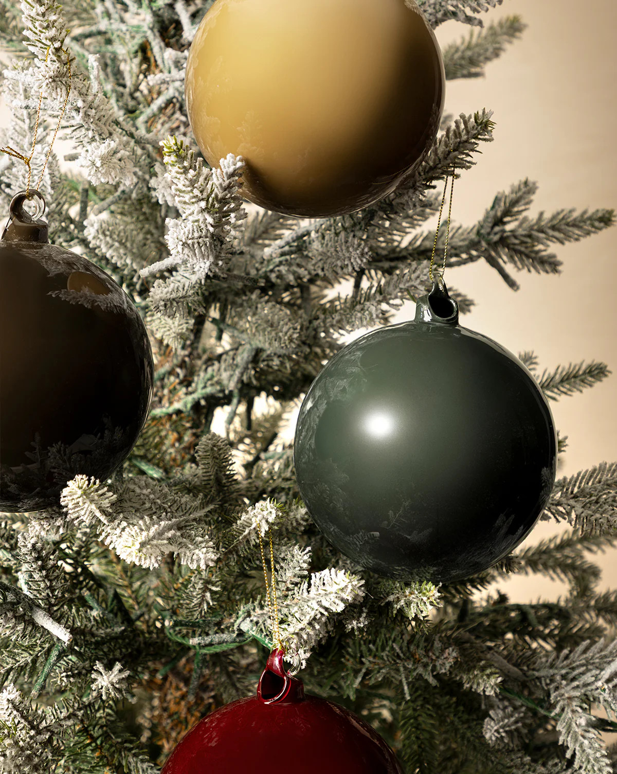 5" High Gloss Glass Baubles (Set of 4) | McGee & Co. (US)