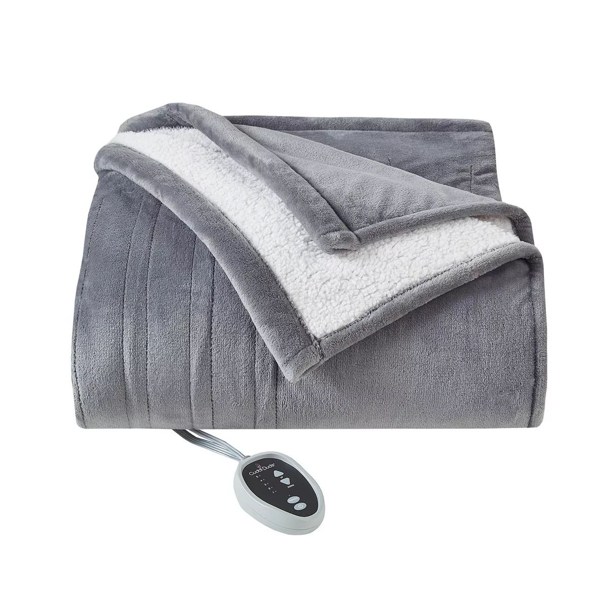 Cuddl Duds® Heated Plush Sherpa Blanket | Kohl's