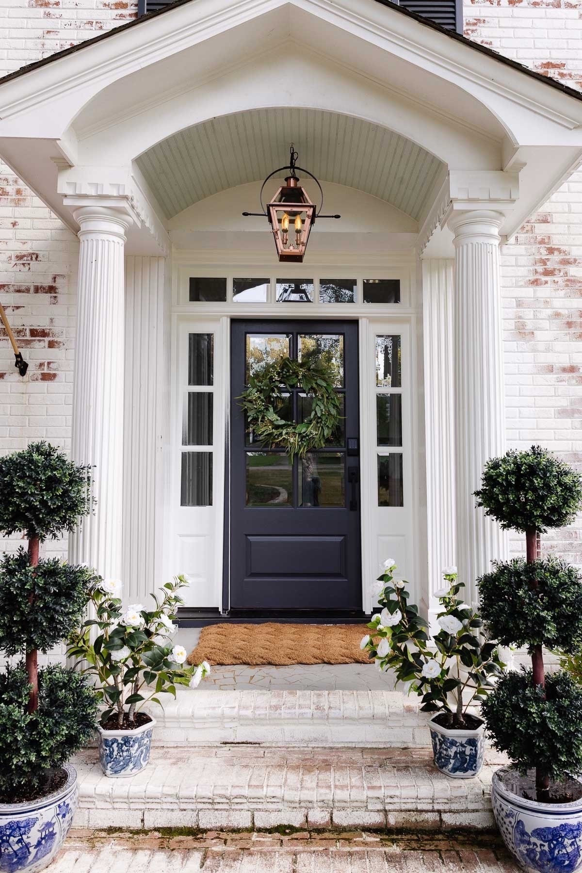 Spring is springing ☀️

Front porch, wreath, topiary, boxwood 

#LTKspring