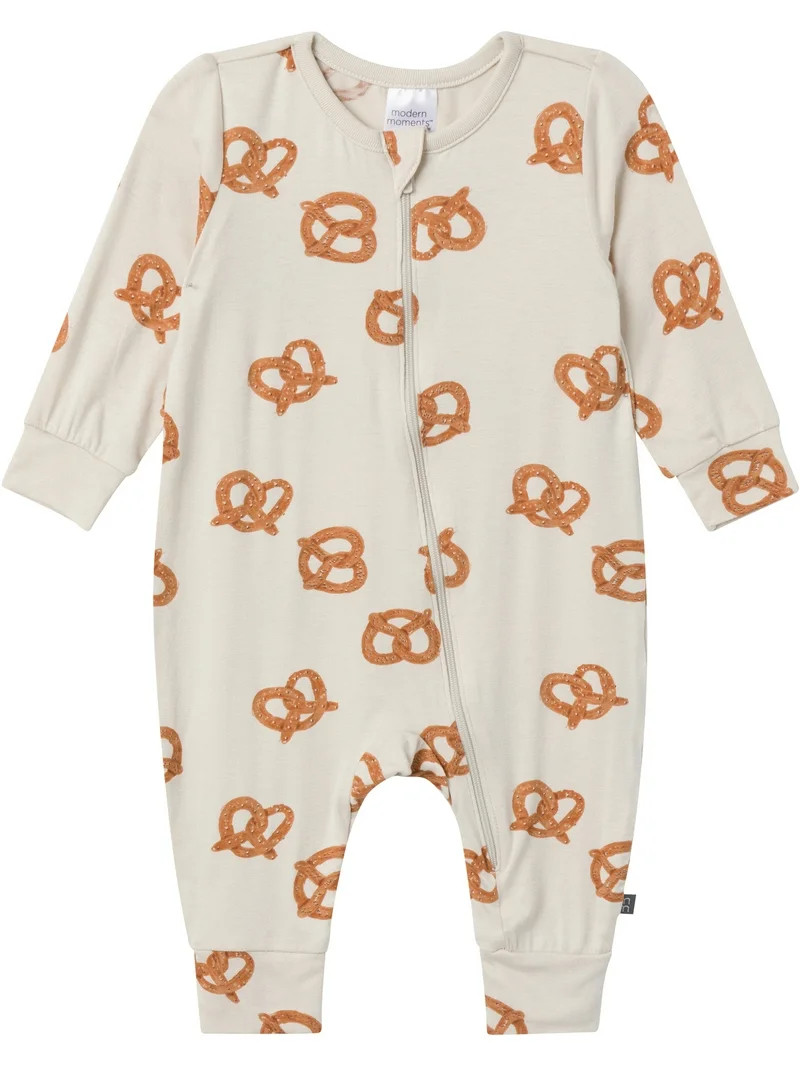 Modern Moments by Gerber Gender Neutral Super Soft Coverall, Sizes Newborn - 12 Months | Walmart (US)