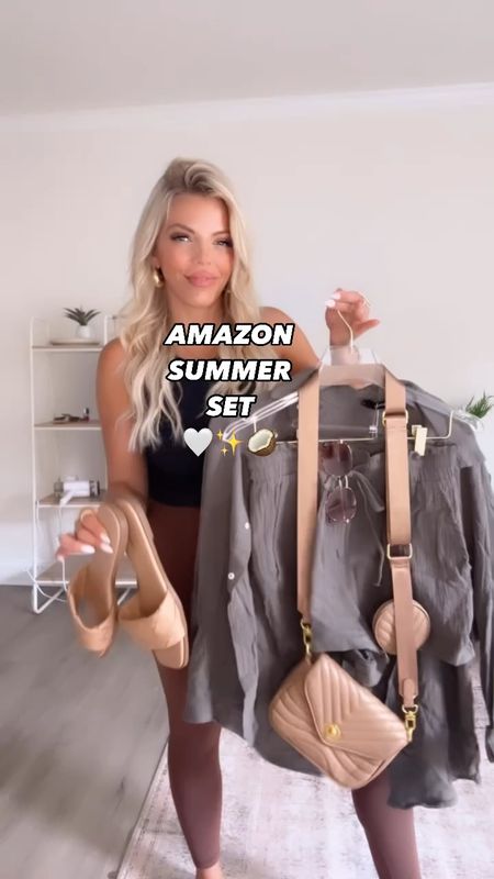 Size small in the Amazon set and medium in the skims bodysuit- I’m normally a size 8 and 28 waist! Perfect little summer outfit set! 

#LTKmidsize #LTKstyletip #LTKfindsunder50