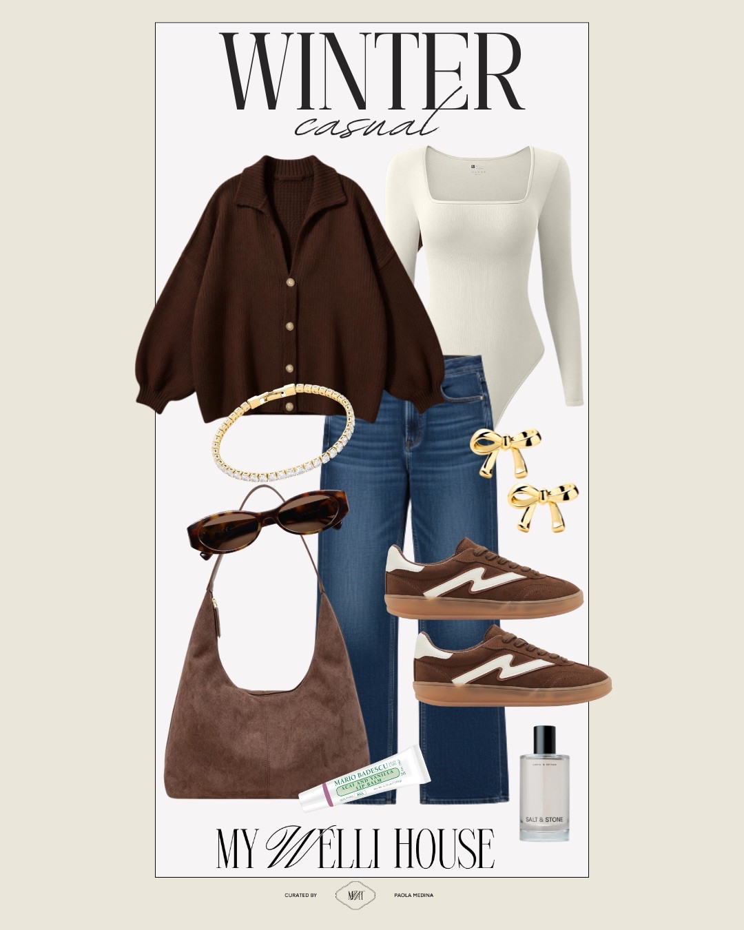 Effortless everyday elegance. ✨ This forest green cardigan paired with wide-leg denim and tan accessories is the perfect transition look.

#LTKstyletip #casualchic #winterstyle #springtransition #everydayoutfit #styleguide #greenandgold #ltkit

#LTKdayinmylife #LTKTravel #LTKSeasonal