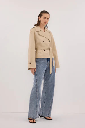 CARSON MID BLUE WIDE LEG JEAN | DISSH