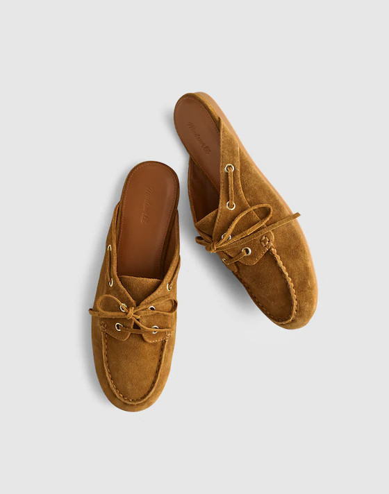 The Jamie Boat Mule in Suede | Madewell