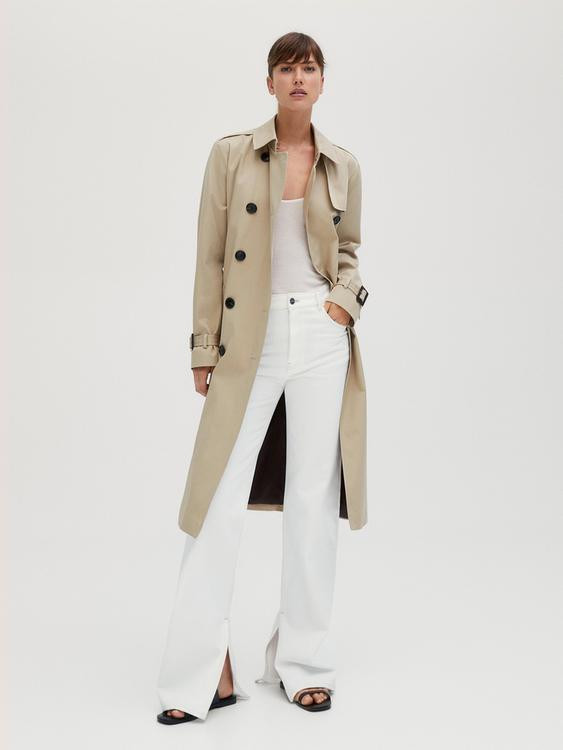 Trenchcoat mit Gürtel | Massimo Dutti US
