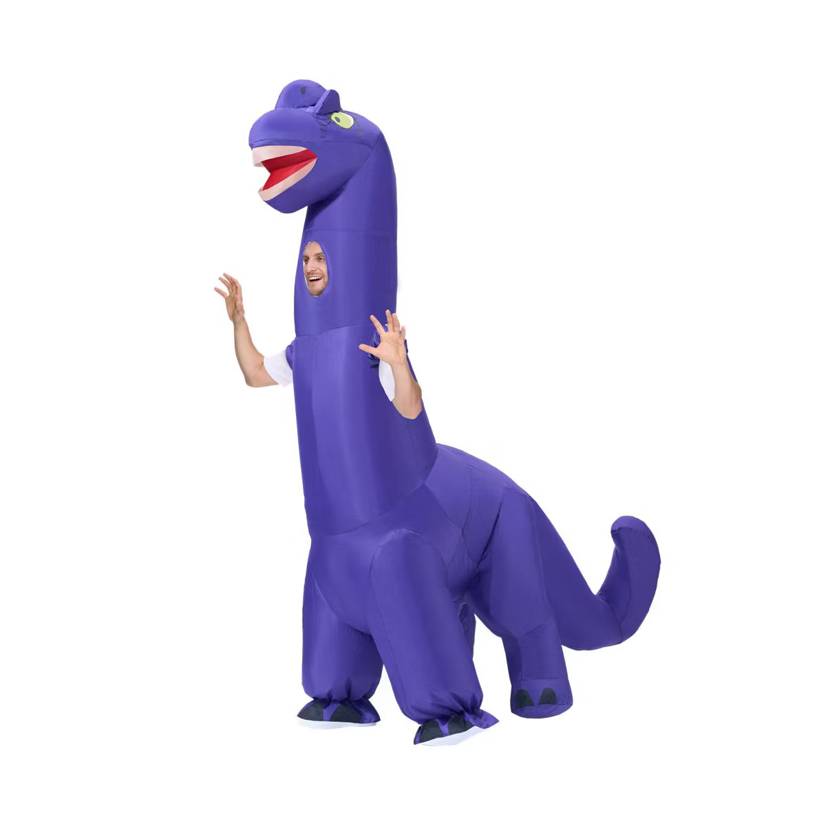 SYNCFUN Adults Inflatable Halloween Costumes, Full Body Brachiosaurus Inflatable Costume, Purple ... | Target