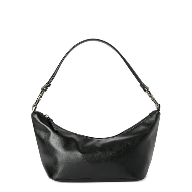 No Boundaries Women's Tulip Hobo Bag Black - Walmart.com | Walmart (US)