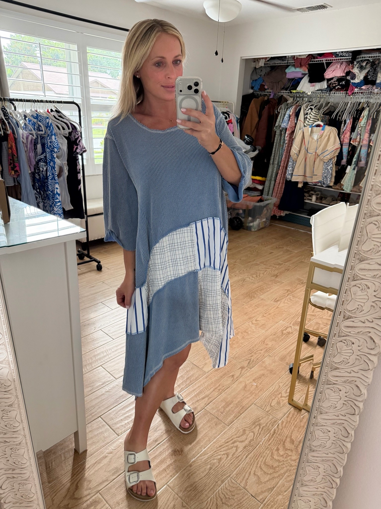 Summer dress with sandals. Wearing XL at 26 weeks pregnant.

#LTKBump #LTKootd #LTKSeasonal
