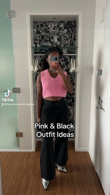 Black and pink outfit ideas for a concert outfit or a nice casual night look 

#LTKstyletip #LTKVideo #LTKSeasonal