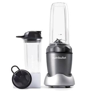 Pro 1000 32 oz. Single Speed Gray Blender with 24 oz. Cup and Lids | The Home Depot