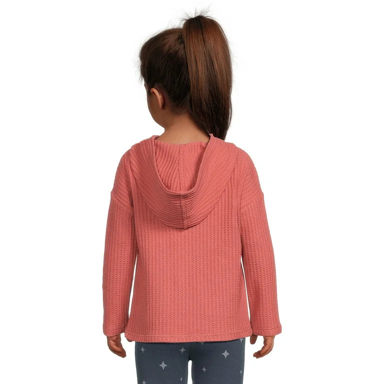 Garanimals Toddler Girls Thermal Hoodie, Sizes 12 Months - 5T | Walmart (US)