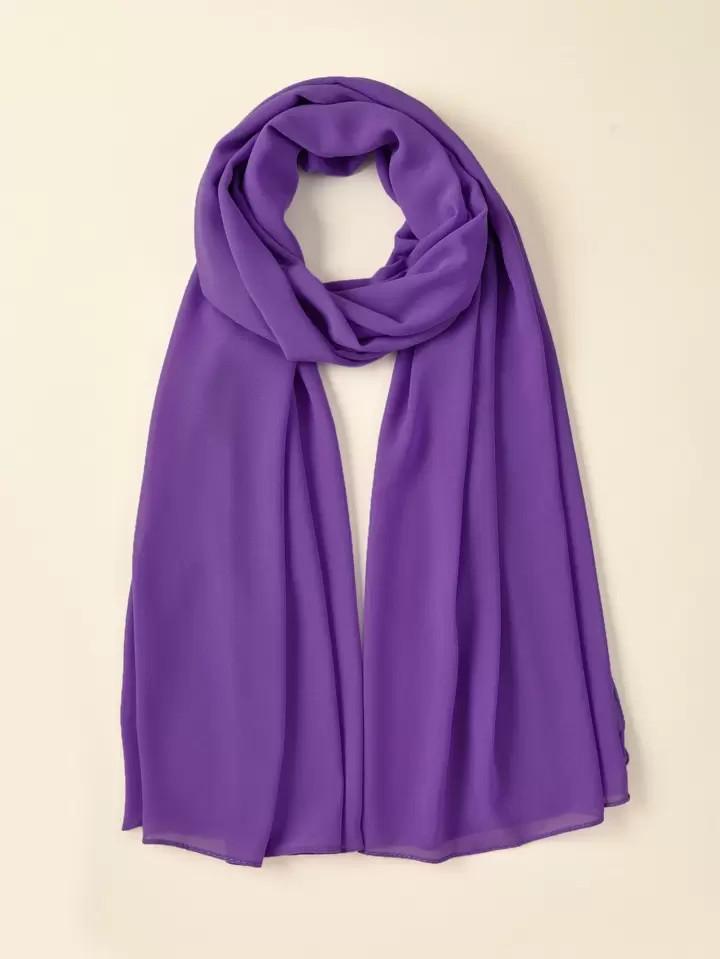 Simple Chiffon Scarf | SHEIN
