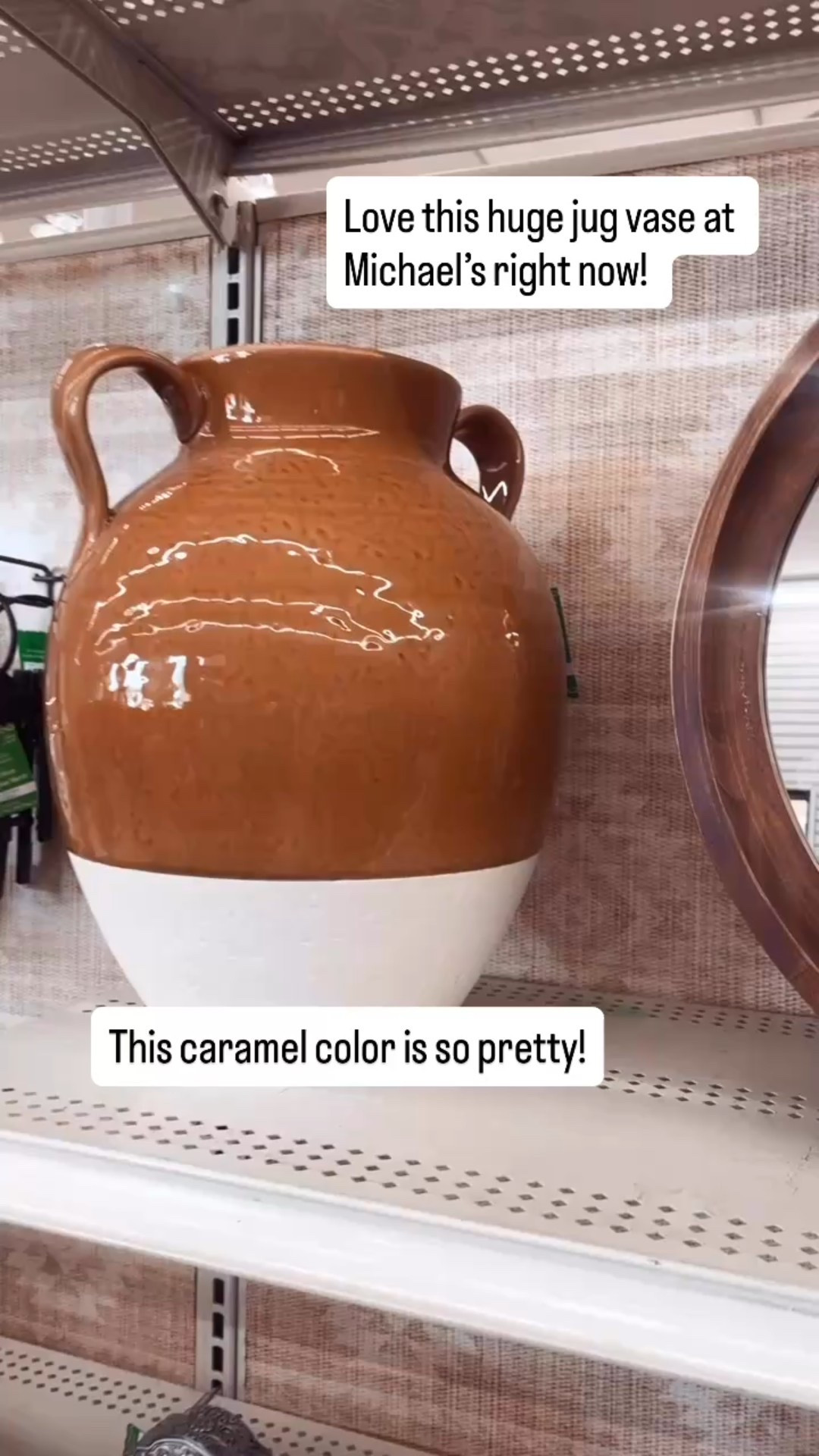 Camel brown antique farmhouse vase. Makes perfect shelf decor and coffee table decor! Find it at Michael’s Craft Stores in their home decor section. 

They have a new line of western equestrian decor that I’m loving right now. Perfect for a horse lover! 

#LTKKids #LTKHome #LTKSaleAlert