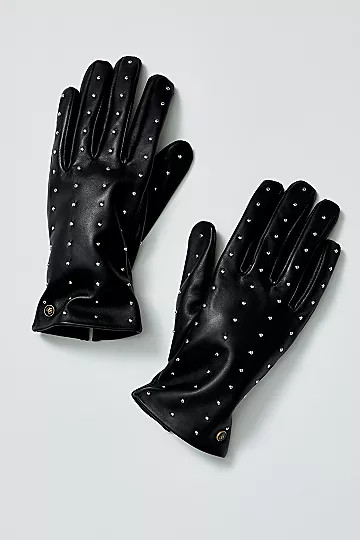 Scotch & Soda Studded Leather Glvoes | Free People (Global - UK&FR Excluded)