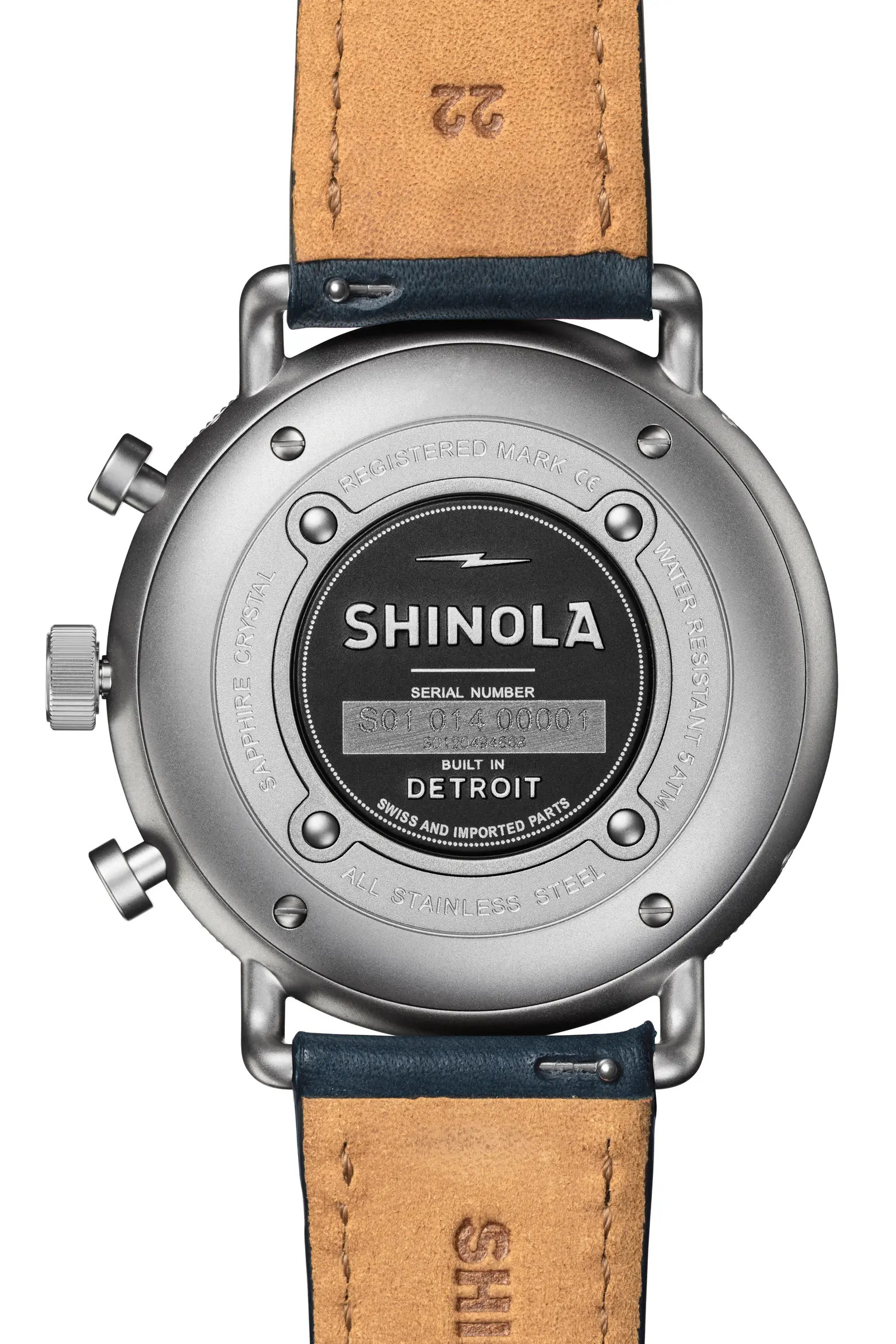 Canfield Sport Leather Strap Watch, 45mm (Men) | Nordstrom | Nordstrom