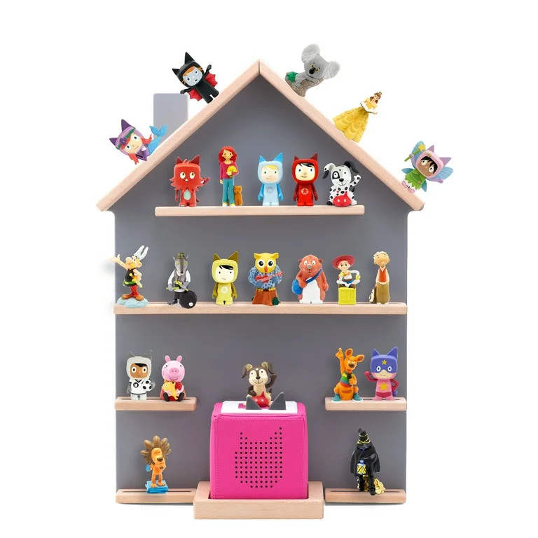 Children's Shelf Compatible with Toniebox and Tonies for Over 40 Figures - Wall Shelf for Music B... | Walmart (US)