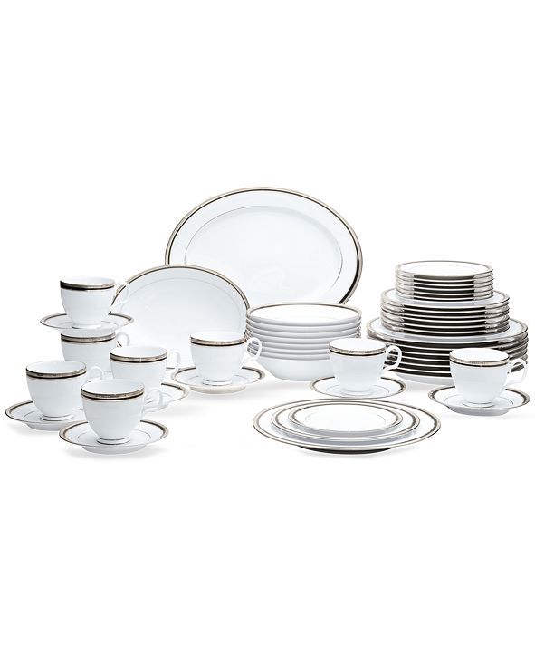 Austin Platinum 50-Pc. Service for 8 | Macys (US)