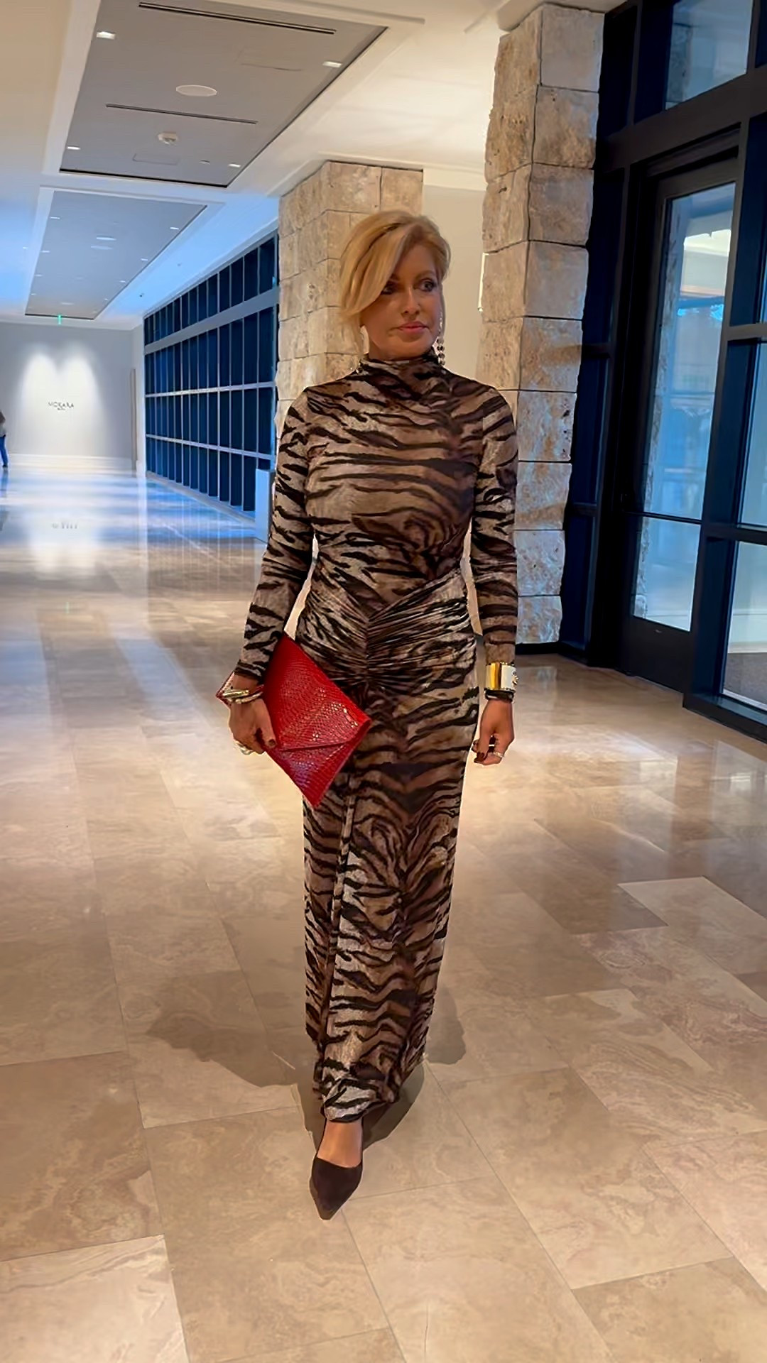 This dress was perfection for red carpet last night.  It’s perfect for wedding guest or out to dinner.  It’s flattering on & tts.  (I’m wearing a med) 

#LTKStyleTip #LTKCon #LTKTravel