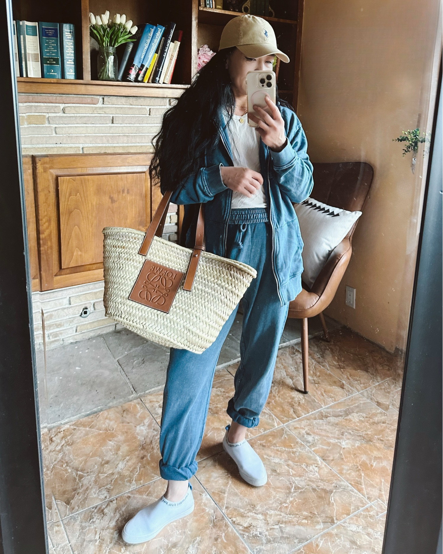 Casual style in washed denim set. 

#LTKover40 #LTKitbag #LTKshoecrush