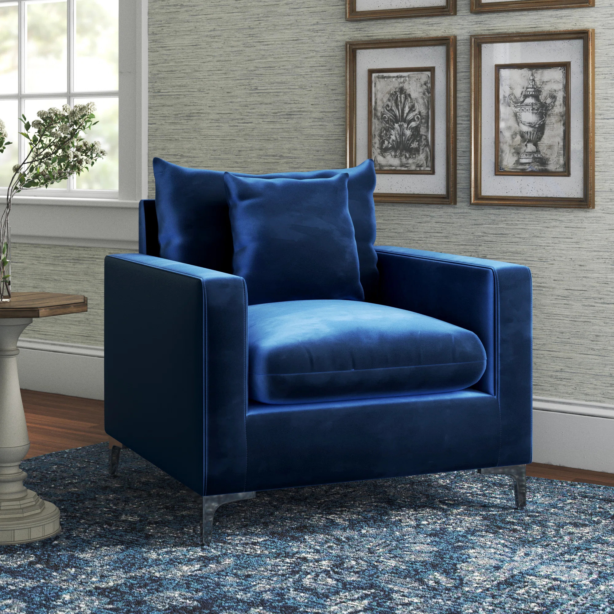 Shumpert Velvet Armchair | Wayfair North America