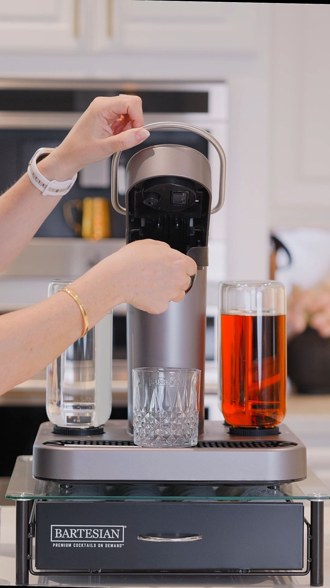 A kitchen must have!! 🍹

The Bartesian system is the ULTIMATE on demand cocktail maker! Bar quality COCKTAILS at the touch of a button made with real juices.

#ad #bartesianpartner #bartesian #cocktails #shopltk #amazonmusthaves 


#LTKHome #LTKSwim