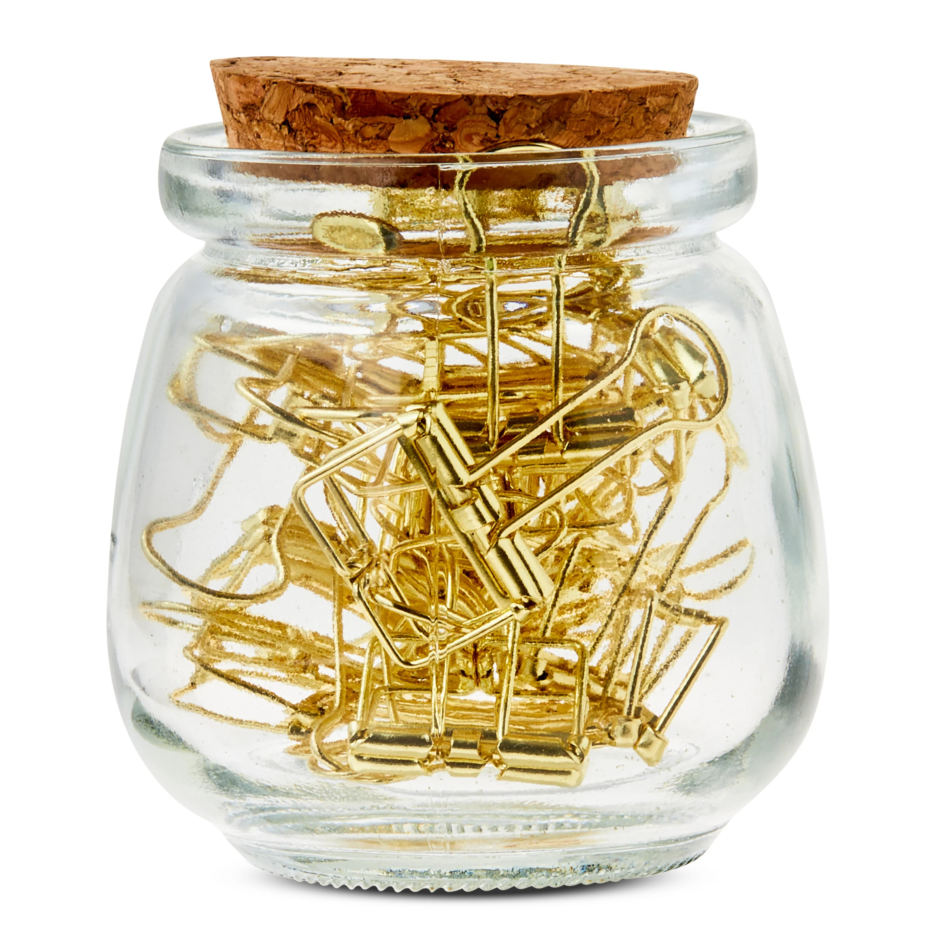 Pen+Gear Metal Binder Clips, Gold, 18 Count, Clear Visibility | Walmart (US)