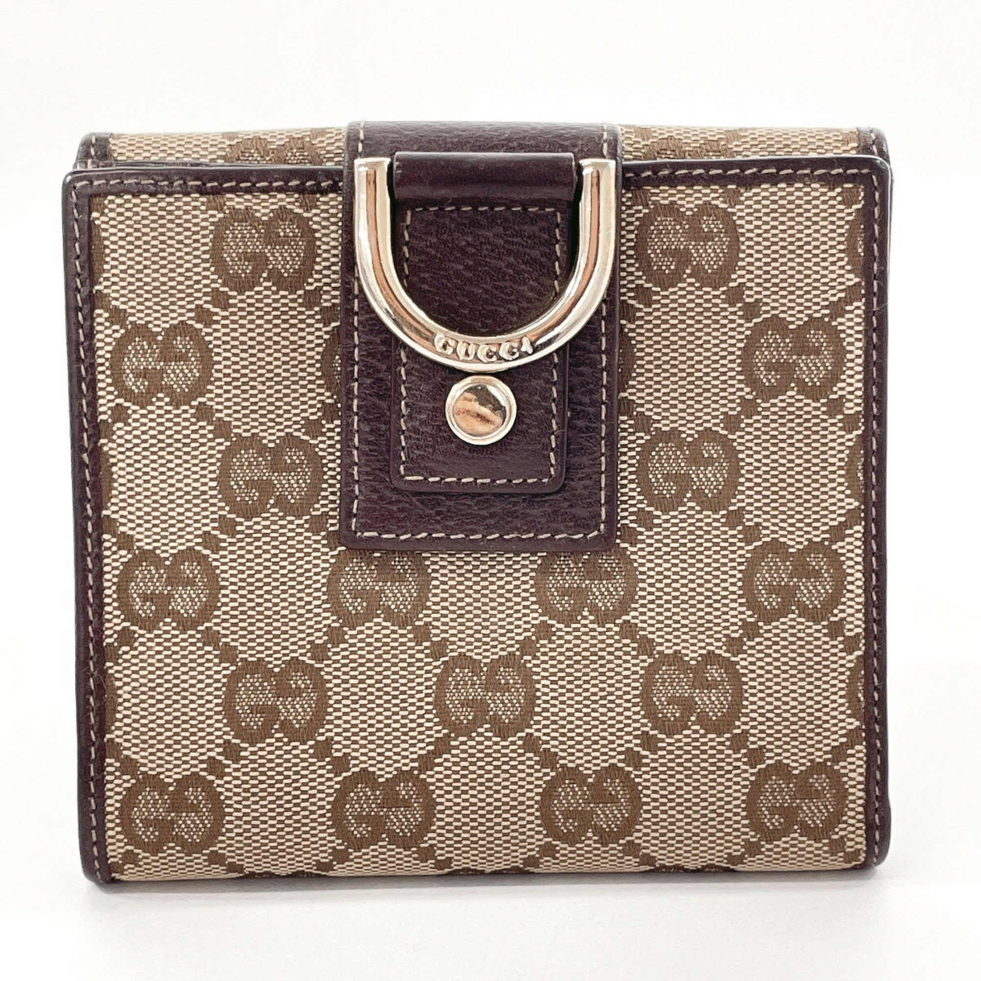 Pre-Owned GUCCI 141411 Bi-fold Wallet GG Canvas Brown Women's F4044580 (Good) | Walmart (US)