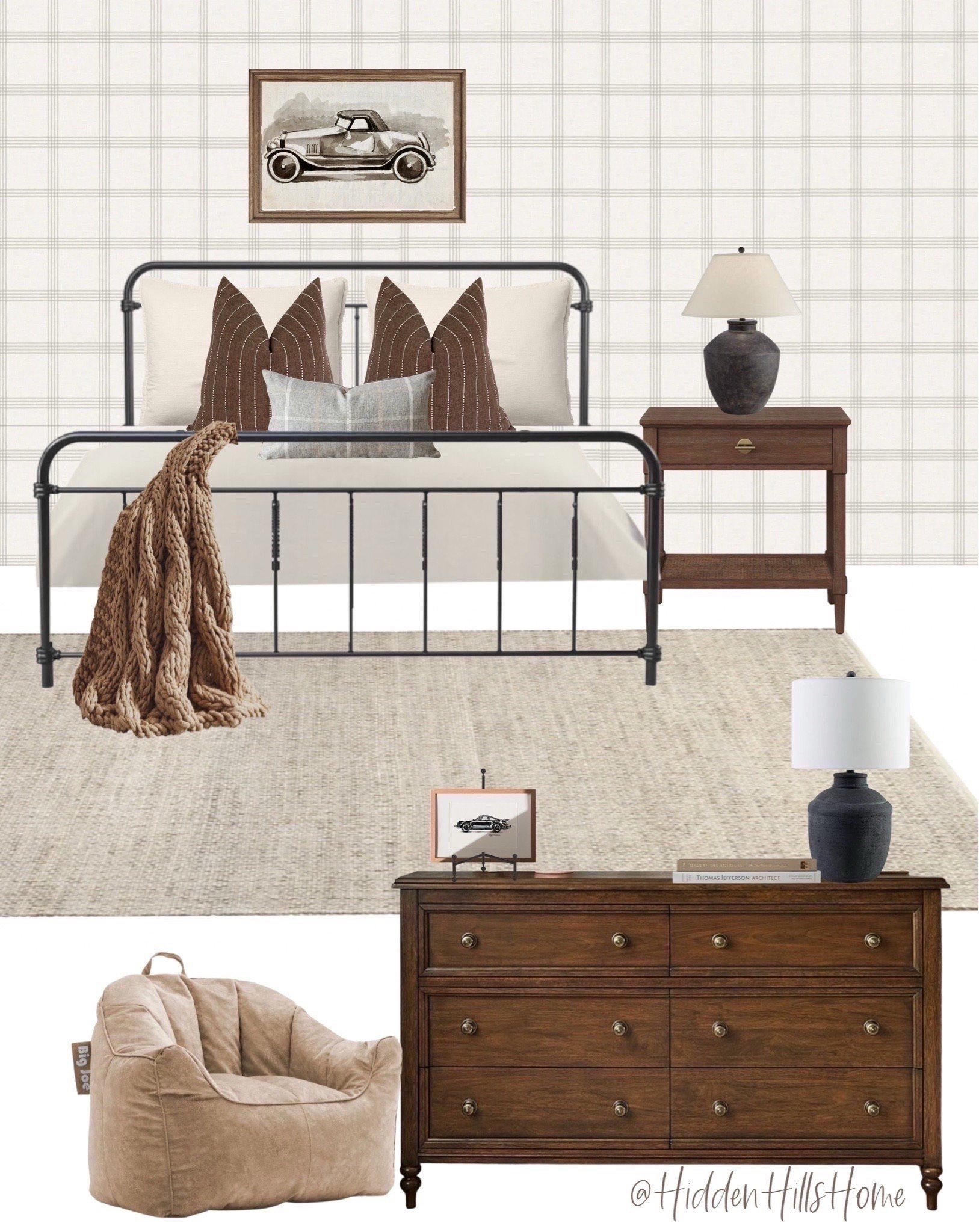 Boys bedroom, boys bedroom mood board, plaid wallpaper bedroom ideas, boys room decor, teen room ideas #boys #bedroom

#LTKHome #LTKSaleAlert #LTKKids