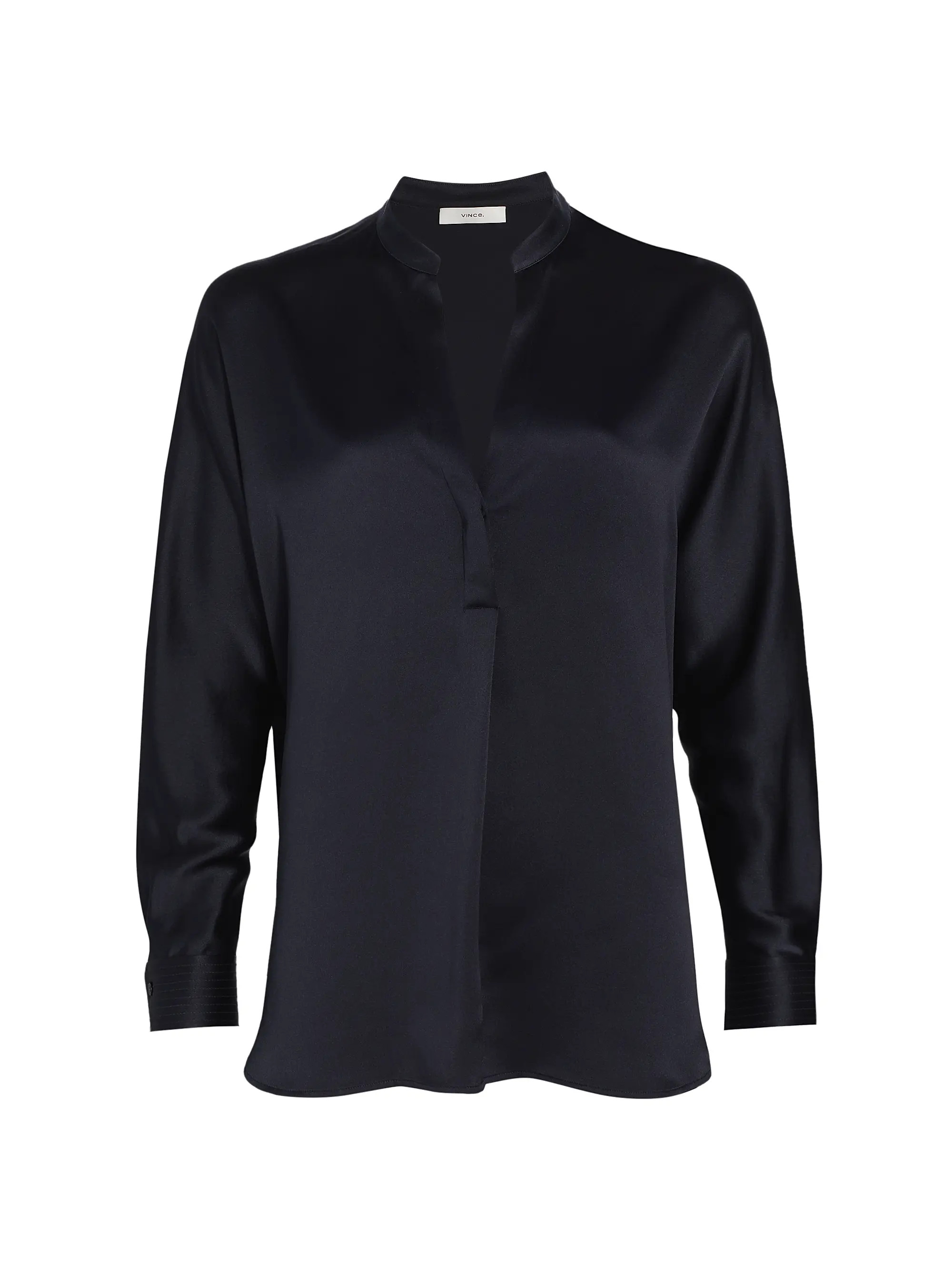 Silk Long-Sleeve Blouse | Saks Fifth Avenue