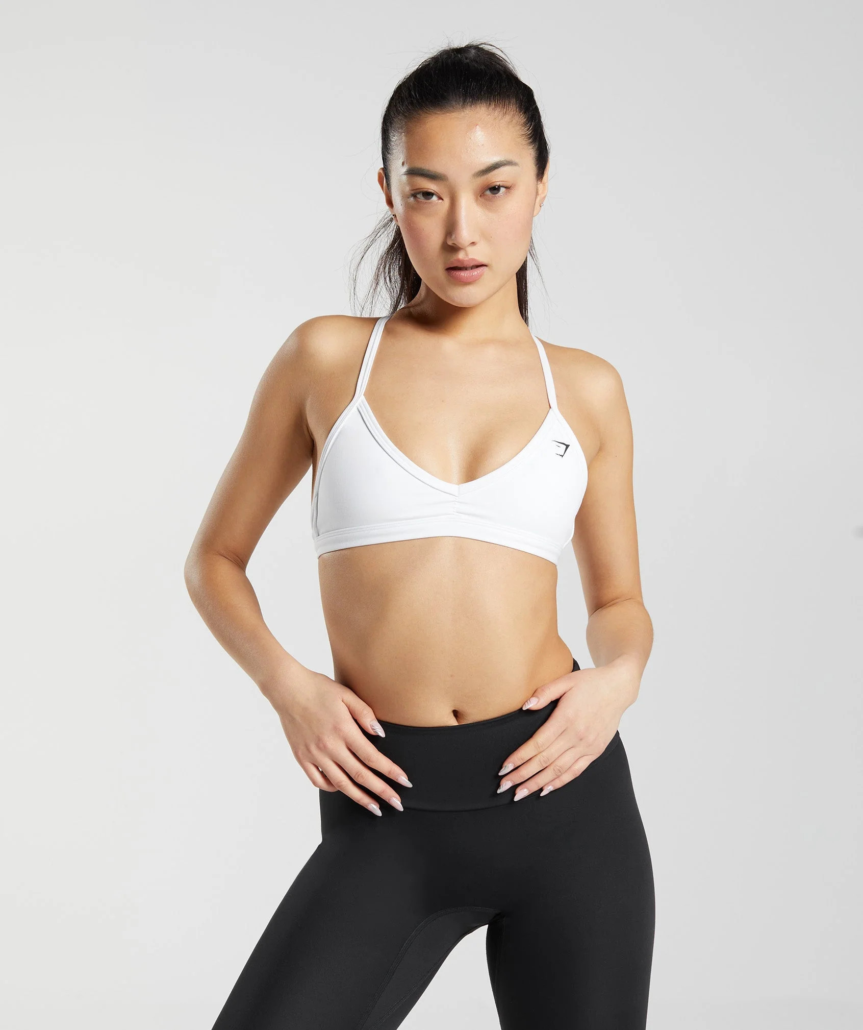 Gymshark Minimal Sports Bra - White | Gymshark (Global)