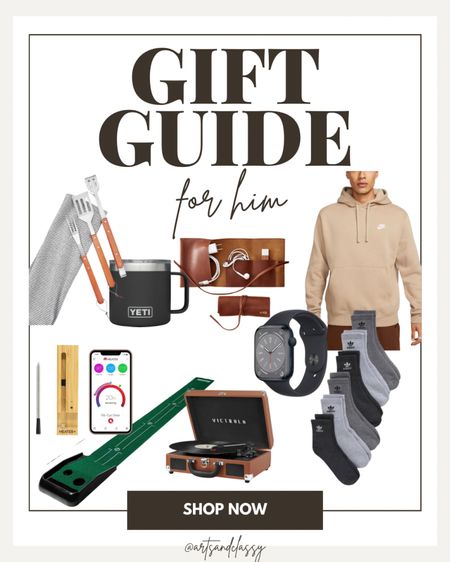The essential gift guide for him! Find great gift ideas for dad, husband, the cook, the homebody or the techie under $100!

#LTKmens #LTKGiftGuide #LTKfindsunder100