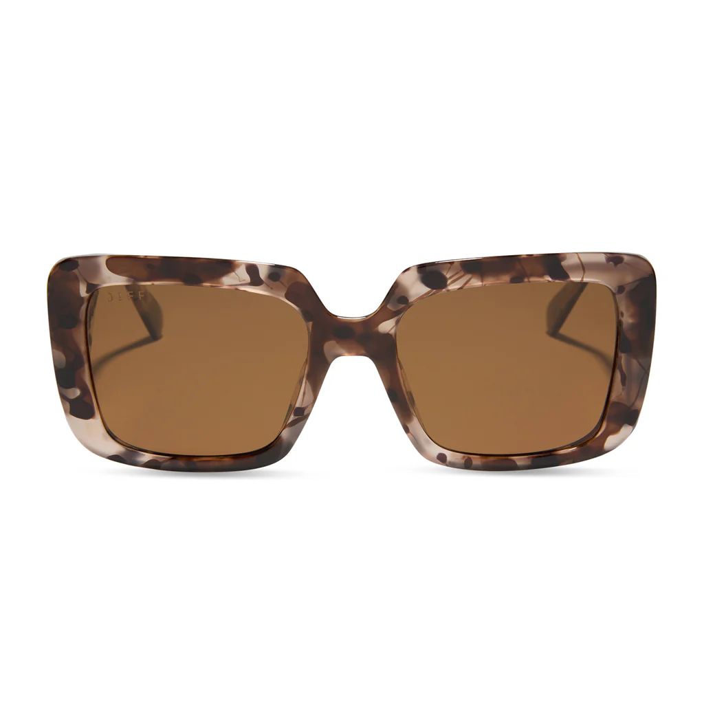 KRISTA HORTON - BOUJEE + HIMALAYAN TORTOISE + BROWN + POLARIZED SUNGLASSES | DIFF Eyewear