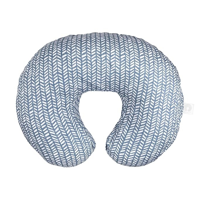 Boppy Original Nursing Support, FKA Boppy Nursing Pillow, Blue Herringbone, Ergonomic Breastfeedi... | Amazon (US)