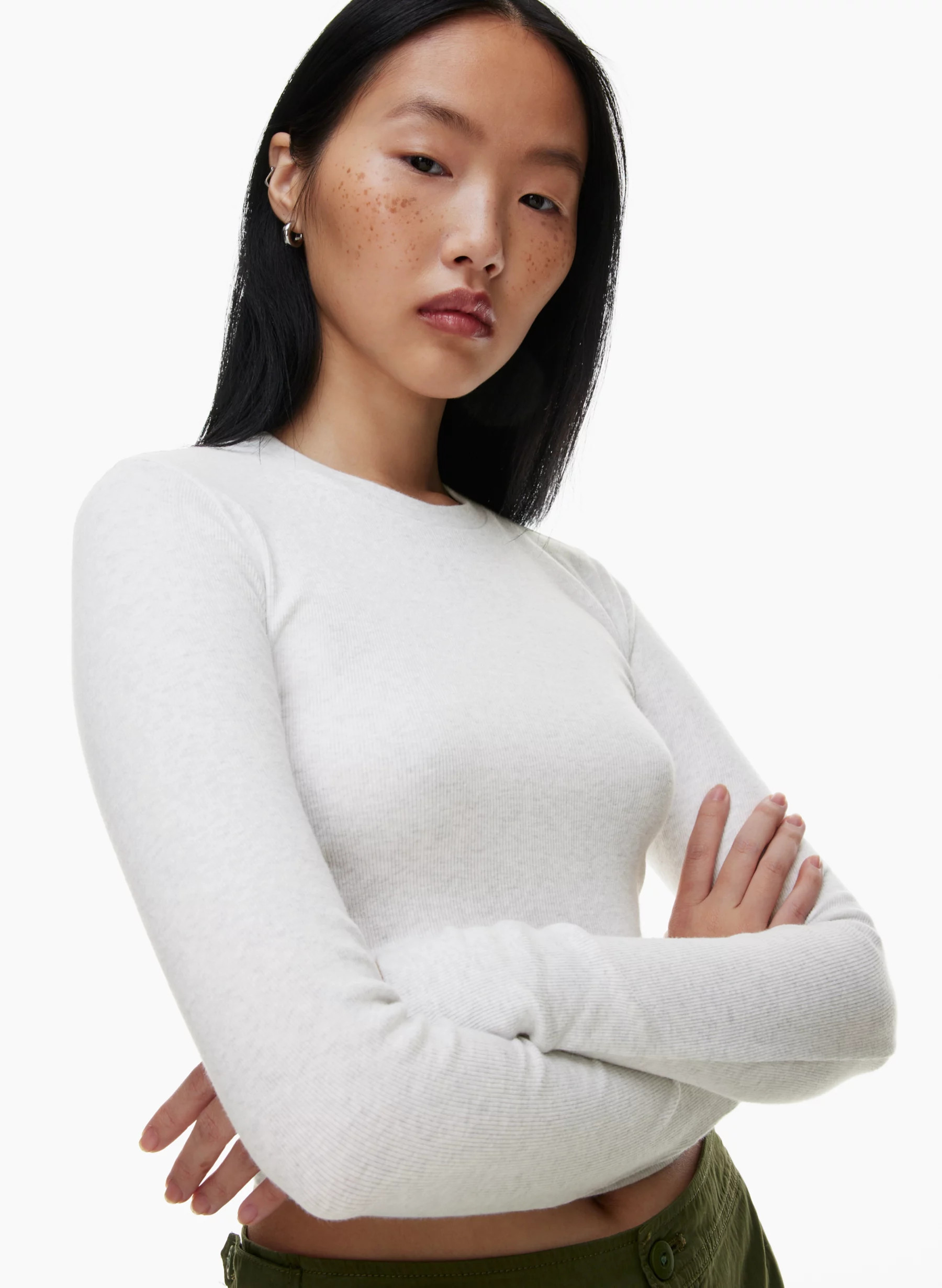 HOMESTRETCH™ CREW WAIST LONGSLEEVE | Aritzia